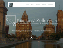 Tablet Screenshot of kzcpas.com
